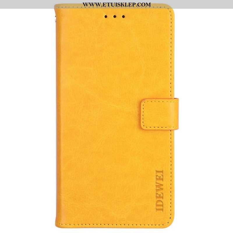 Etui Folio do Samsung Galaxy M52 5G Imitacja Skóry Idewei